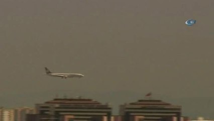 Motoruna Kuş Çarpan THY Uçağı Acil İnil Yaptı