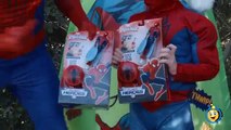 SPIDERMAN GIANT EGG SURPRISE TOYS for Kids, Spidey Bubbles & Christmas Toys Unboxing for Children