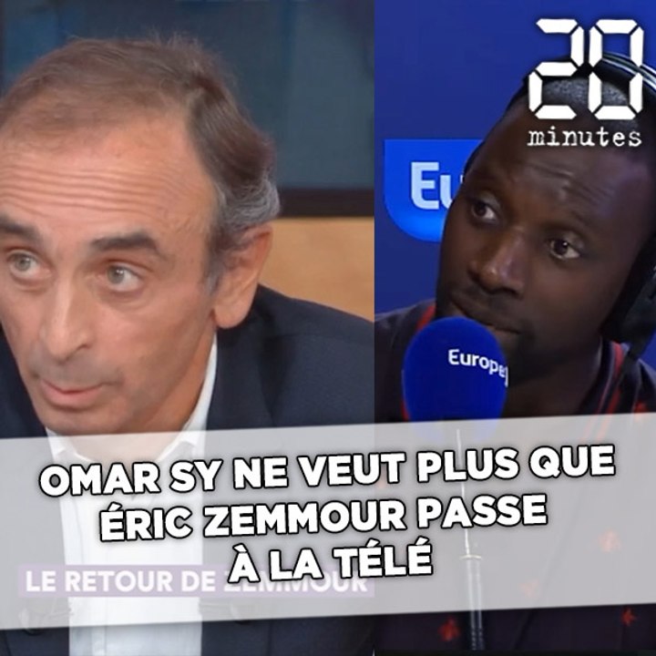 Omar Sy ne veut plus que Zemmour passe à la télé