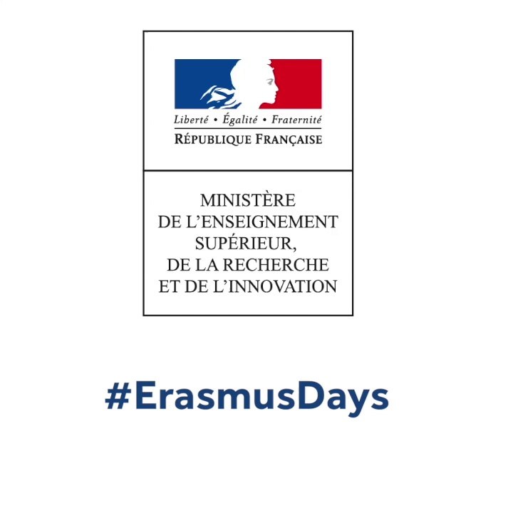 #ErasmusDays - Message de Frédérique Vidal