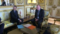 Réformes: Emmanuel Macron reçoit Pierre Gattaz, patron du Medef