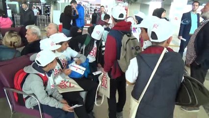 180 Öğrenci 'Biz Anadoluyuz Projesi' ile İlk Kez Uçağa Bindi