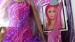 Barbie Pink GLAM HAIR Style Play Disney Frozen Queen Elsa Playset Review Cookieswirlc