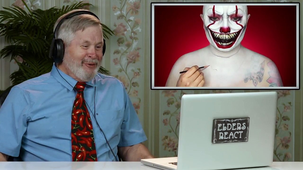 ELDERS REACT TO HALLOWEEN MAKEUP TRANSFORMATIONS