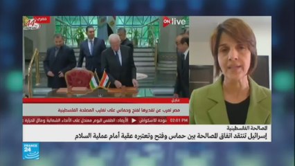 ردود الأفعال الإسرائيلية بشأن المصالحة الفلسطينية