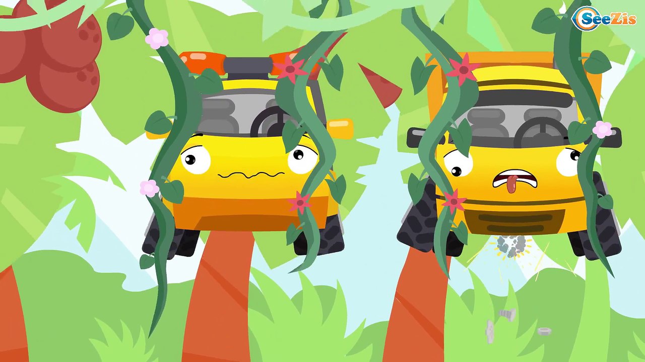 The Truck with Tractor - Diggers & Truck Cartoon Kids Video - World of Cars for children