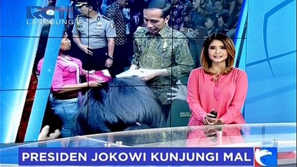 Kehadiran Jokowi Hebohkan Pengunjung Mal di Palembang