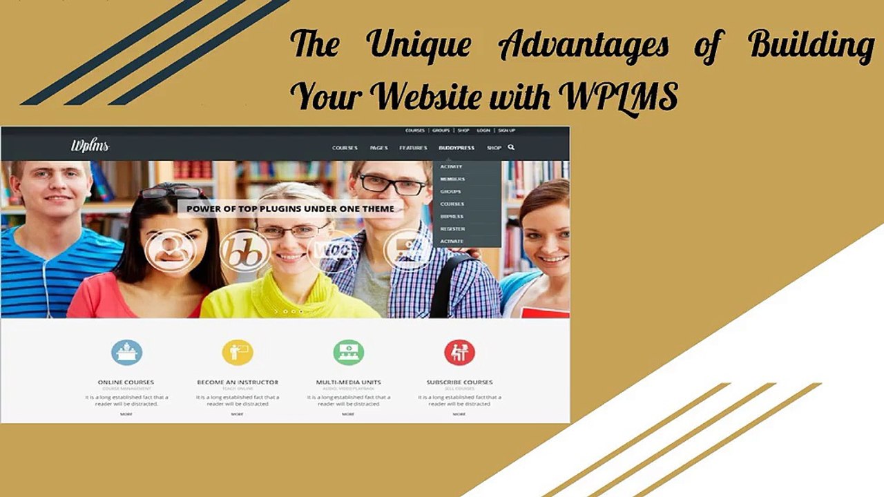 The Unique Advantages of Building Your Website...