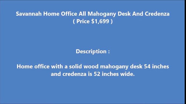 Home Office Sets, Savannah Office Set | Virginia, Maryland, New Jersey, Pennsylvania