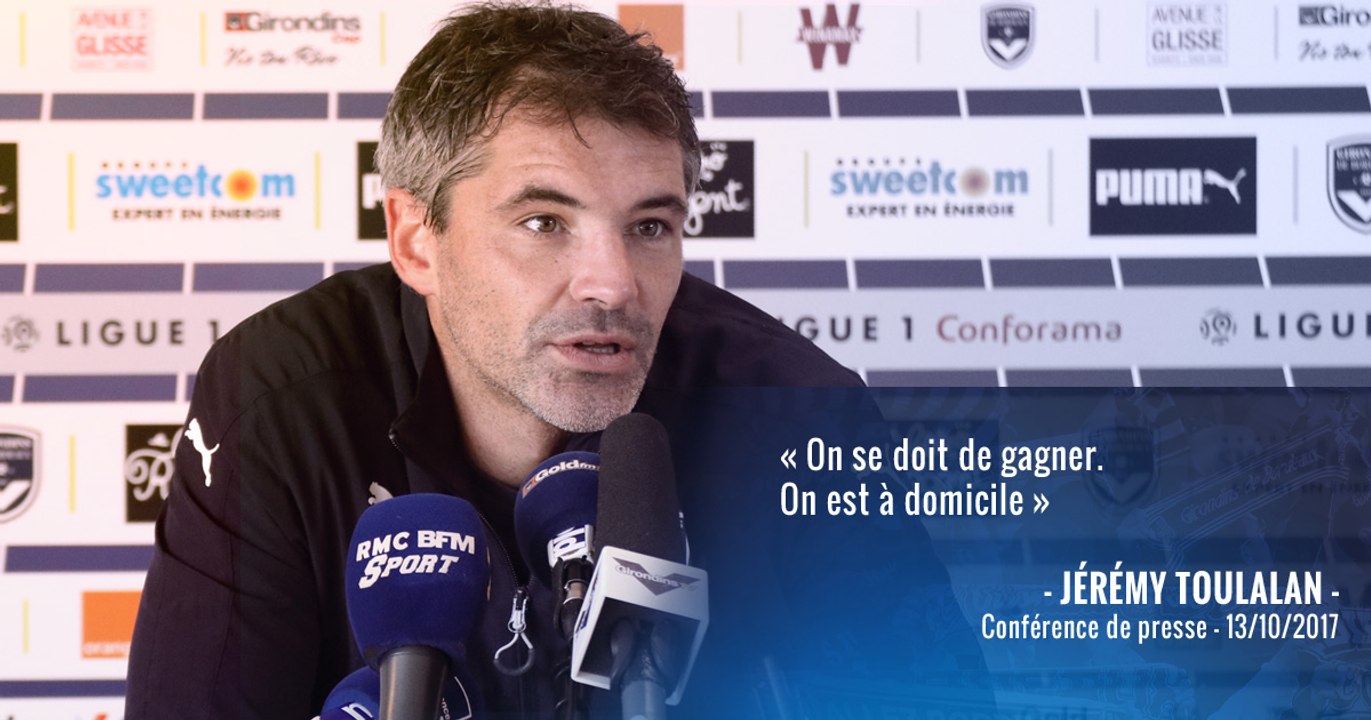 Jérémy Toulalan face à la presse avant Bordeaux-Nantes