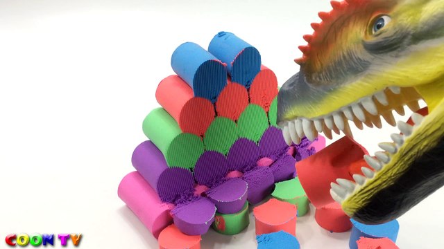 Learn Colors Kinetic Sand Rainbow Triangular Bad Baby Paw Patrol Surprise Toys Colours for Kids