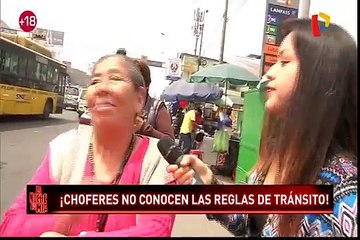 Choferes desconocen el significado de las señales de tránsito en la capital