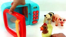 Learn Names And Sounds Of Farm Animals With Pretend Play Microwave/Old Macdonald Nursery Rhyme