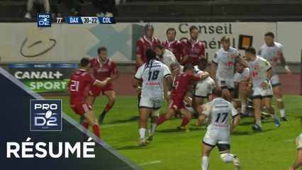 PRO D2 - Résumé Dax-Colomiers: 30-25 - J8 - Saison 2017/2018