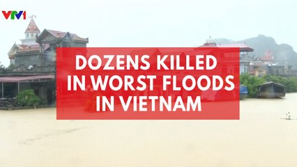 At least 54 killed as worst floods in years batter Vietnam