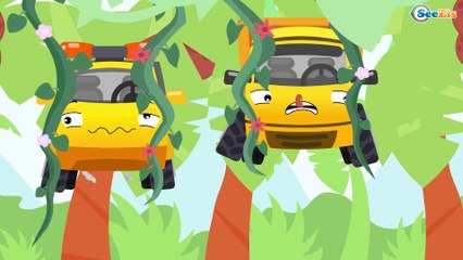 Red Truck Kids Video with Construction Vehicles | Real Kids Animation | New Cartoon for children