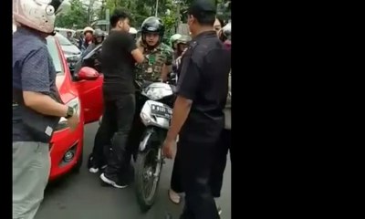 Pengemudi Mobil Terlibat Duel dengan Anggota TNI
