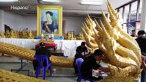 Tailandia prepara el funeral del rey Bhumibol Adulyadej