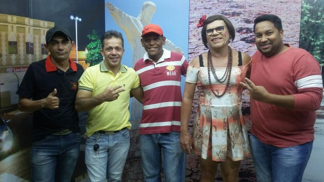 Maria Calado na Tv com M.C Nen e Vaval Amaro, Ricardinho e Forró Xote de Menina