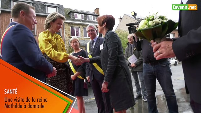 L'Avenir - Visite de la reine Mathilde à l'asbl Aide et soins à domicile