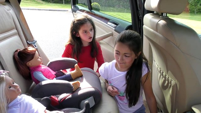 Naughty Girl CRUSHES MCDONALDS HAPPY MEAL UNDER CAR WHEEL! McDonalds Drive Thru w/ Baby Annabelle