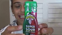 GROSS CANDY REVIEW! VAMPIRE Teeth KINDER Surprise Eggs SUPER SOUR WARHEADS Toys To See