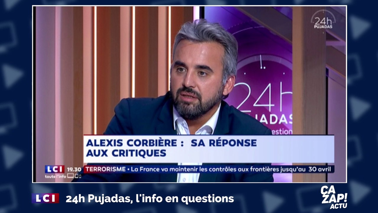 Alexis Corbière s'énerve face à David Pujadas