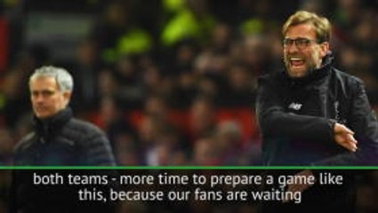 'We've had two days to prepare' - Klopp's anger at Liverpool v Man United timing