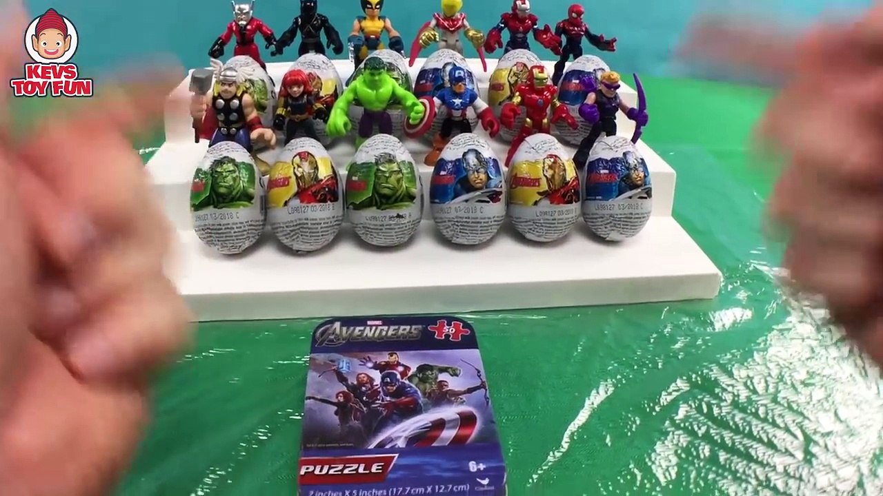 Playskool Heroes Marvel Super Hero Adventures Captain America Iron Man Hulk Spider Man Surprise Eggs