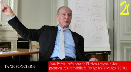 Jean Perrin fustige la fiscalité foncière des Yvelines