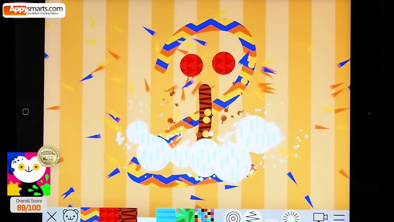 Numbers counting 1 to 10 - fun video for kids (based on iPad app Bubl Draw)