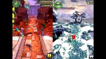 Temple Run 2 Blazing Sands VS Final Run Snow Temple Android iPad iOS Gameplay