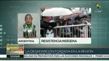 Millán:Hay retroceso en garantía de derechos de indígenas en Argentina