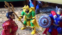 Hulk vs Hulkbuster Iron Man Avengers Marvel Superhero Mashers Toys Brinquedos Review em Portugues