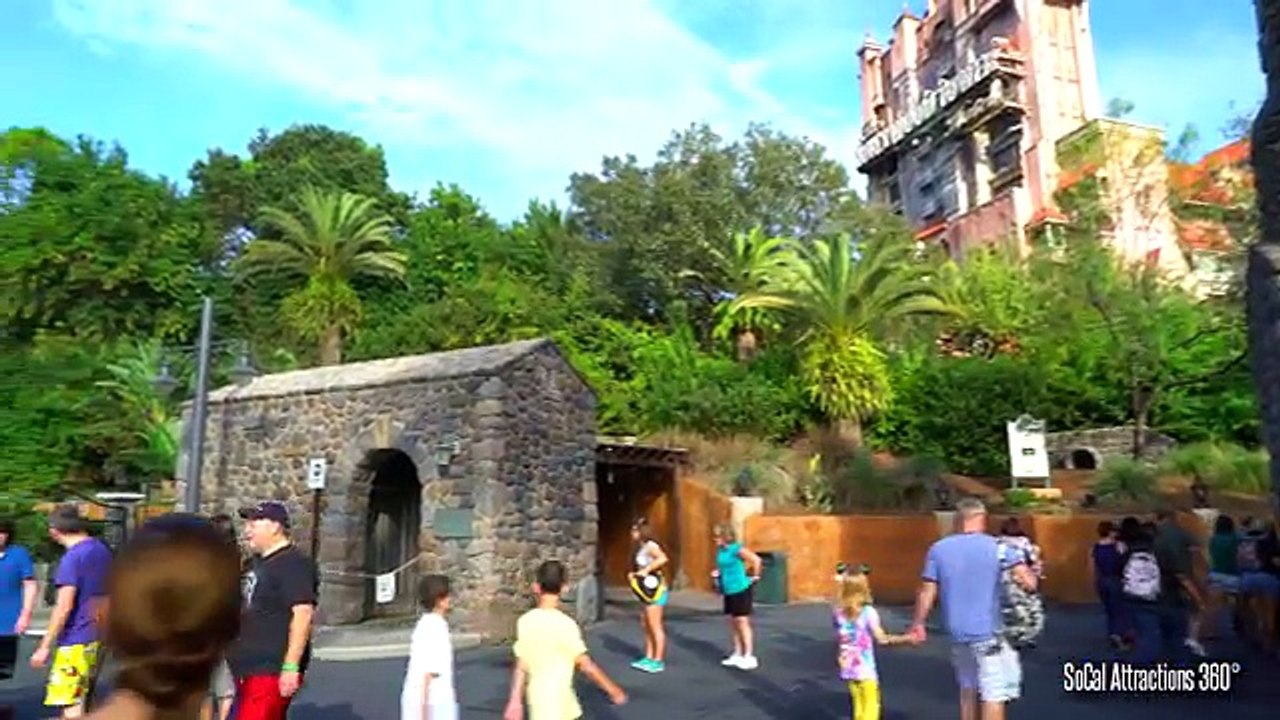 [4K] Tower of Terror Ride 2016 - Walt Disney World - Disneys Hollywood Studios