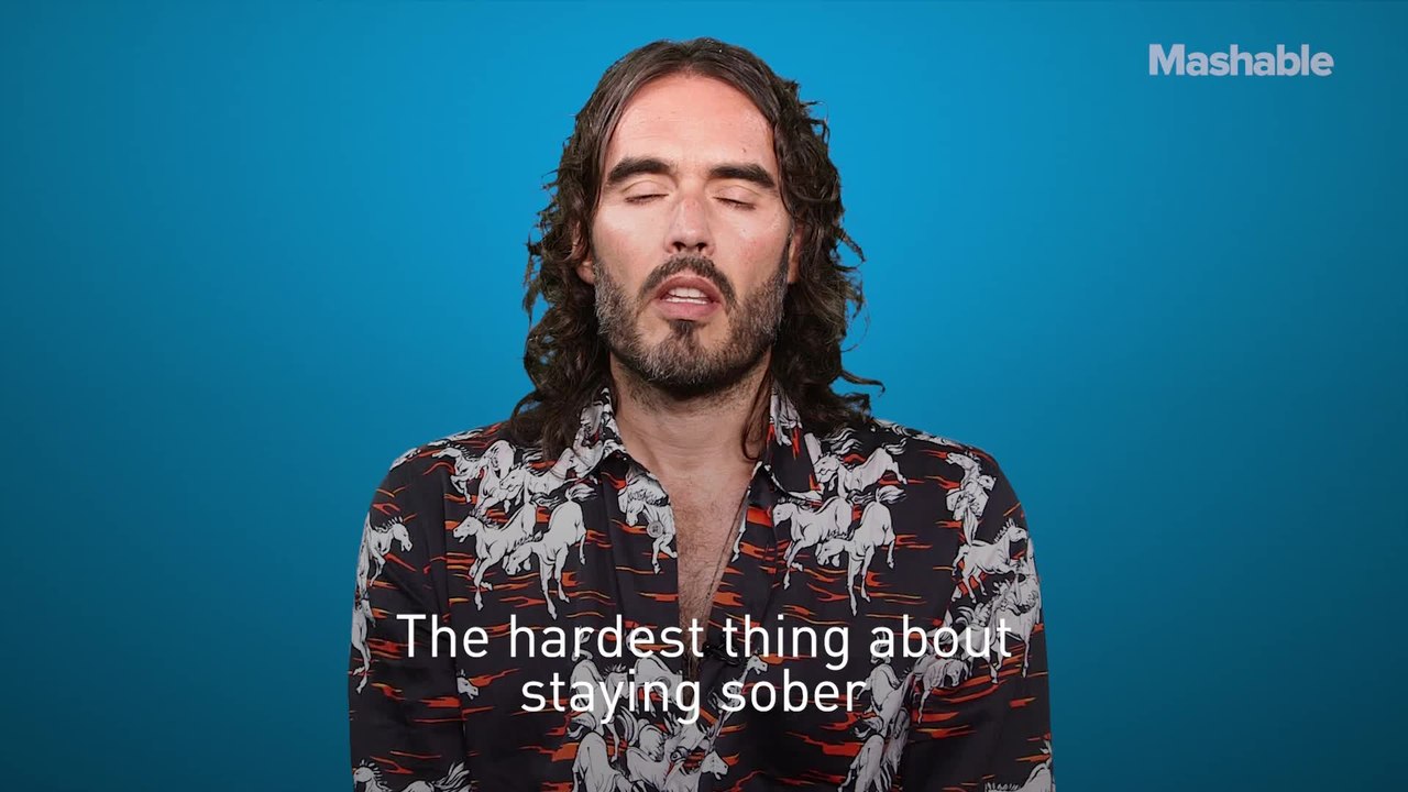 Russell Brand discusses the hardest part about being sober
