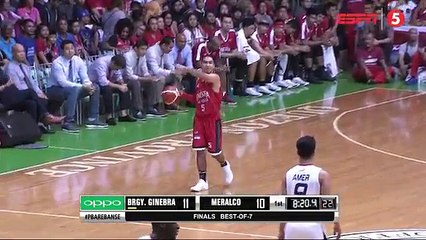 Ginebra vs Meralco 1st Qtr - Finals Game 1 - Oct 13 2017