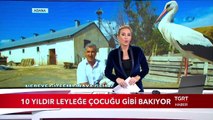 10 Yıldır Leyleğe Çocuğu Gibi Bakıyor