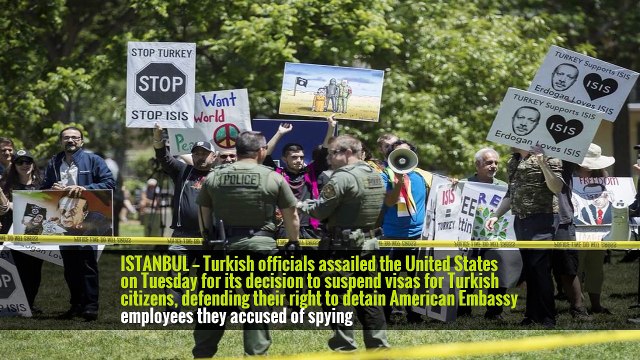 Turkish President Erdogan Blames U.S. Ambassador for Visa Row