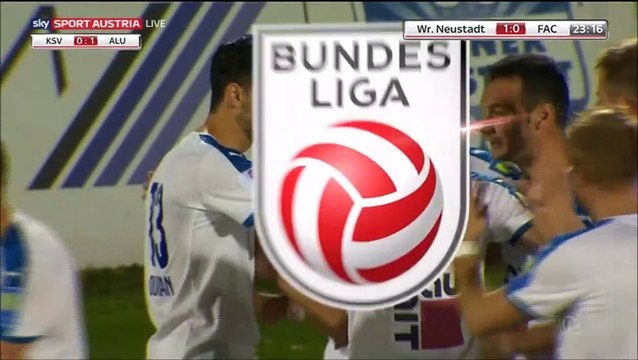 1-0 Mario Stefel Goal Austria Erste Division - 13.10.2017 Wiener Neustadt 1-0 Floridsdorfer AC