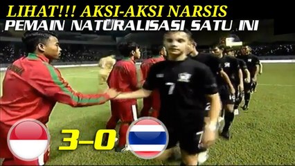 LIHAT!!! Aksi-Aksi Narsis Pemain Naturalisasi Thailand Ini saat Indonesia U19 3-0 Thailand U19
