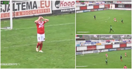 Avançado tem um falhanço inacreditável com a baliza escancarada