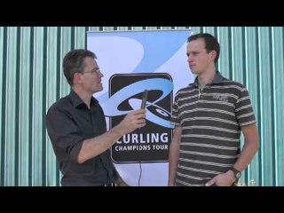 Curling Champions Tour 2013 Interview  Ritvars Gulbis