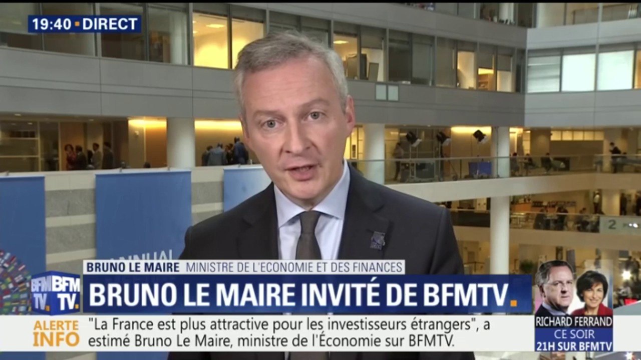 La censure de la taxe sur les dividendes pourrait coûter "jusqu'à 9 milliards d'euros", dit Le Maire