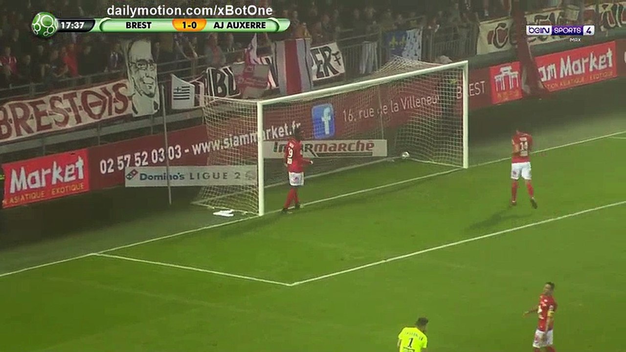 Mohamed Yattara Goal HD - Brest 1 - 1 Auxerre - 13.10.2017 (Full Replay)