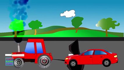 Monster Truck Vs Sport Car | Car Wash | Nursery Rhymes Songs For Kids | Funny Kids Channel