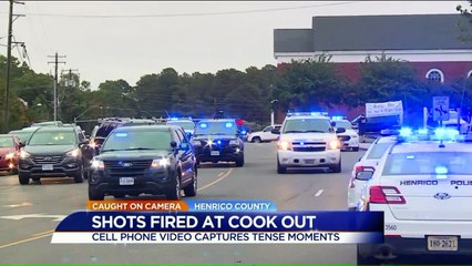 Video Shows Officer Holding Shooting Suspect at Gunpoint at Virginia Restaurant