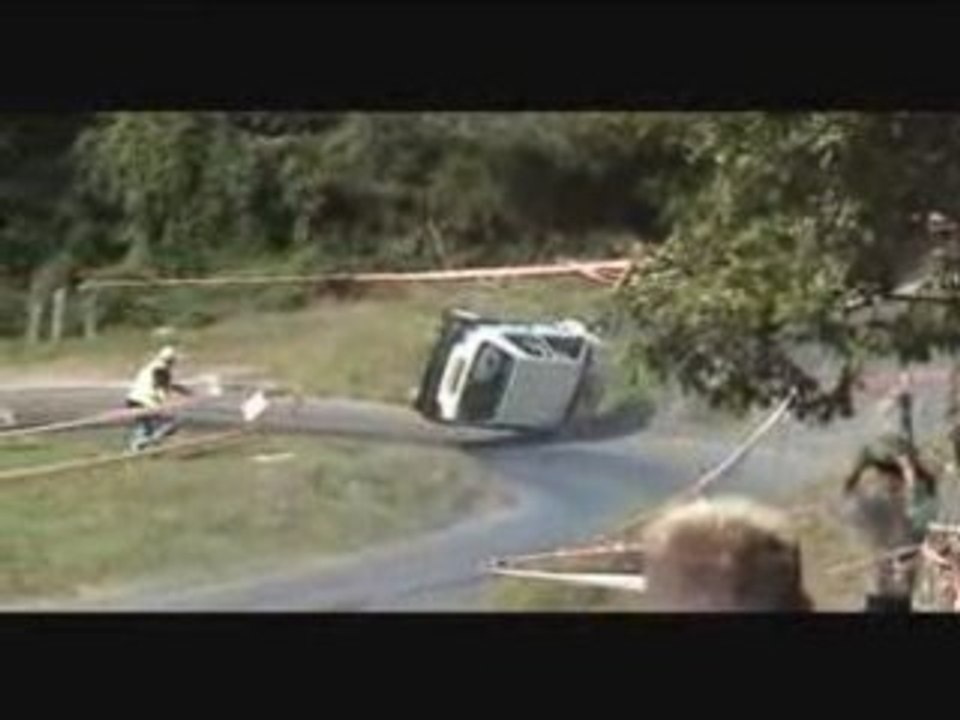 Accident rallye du Suran 2007