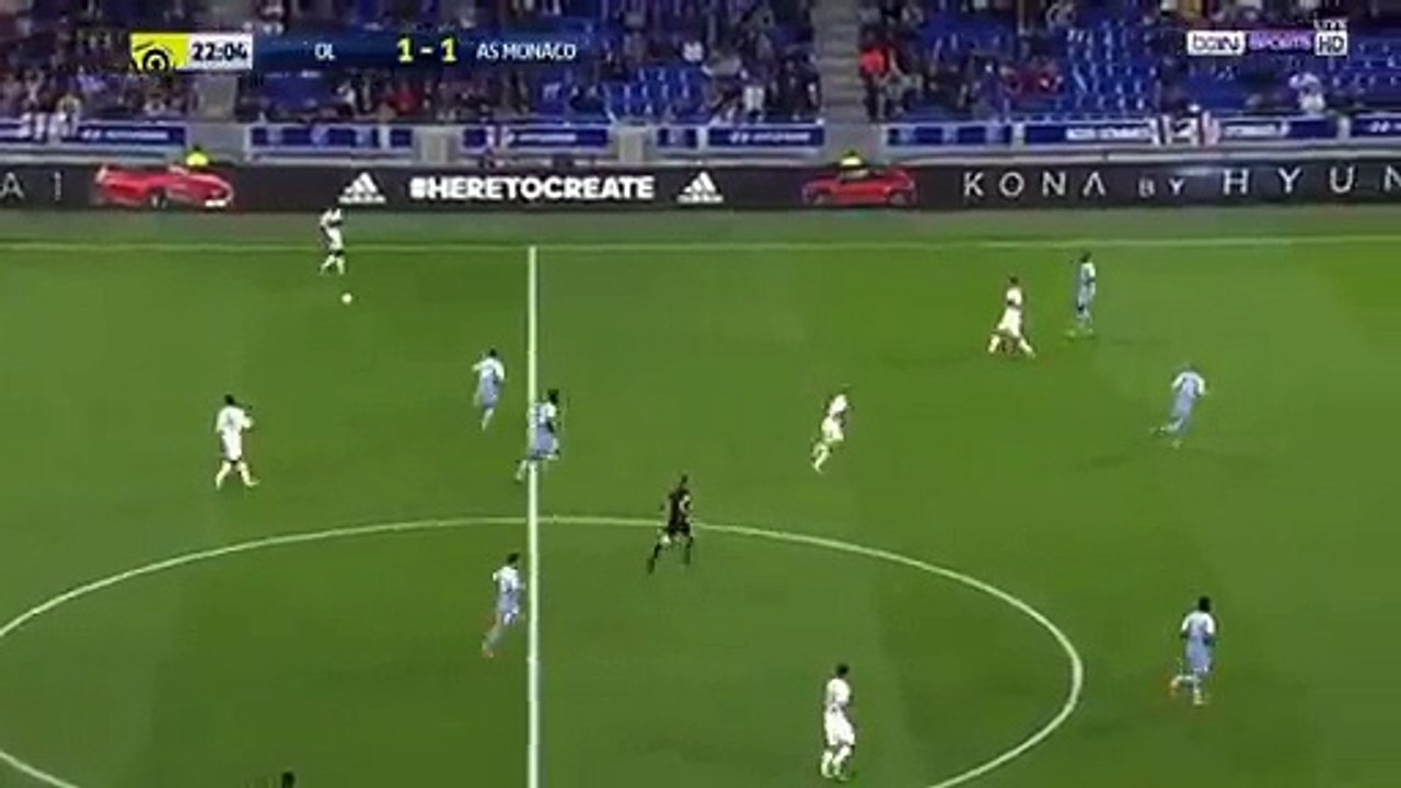 Nabil Fekir Super Goal HD - Lyon 2-1 Monaco 13.10.2017