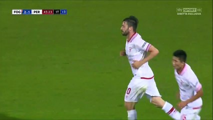 Скачать видео: 2-1 Samuel Di Carmine Penalty Goal Italy  Serie B - 13.10.2017 Foggia Calcio 2-1 Perugia Calcio